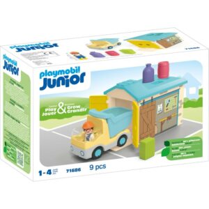 Playmobil 71686 Construction Truck with Garage