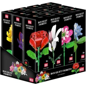 Flowers Bouquet Building Set Assortment Of 12