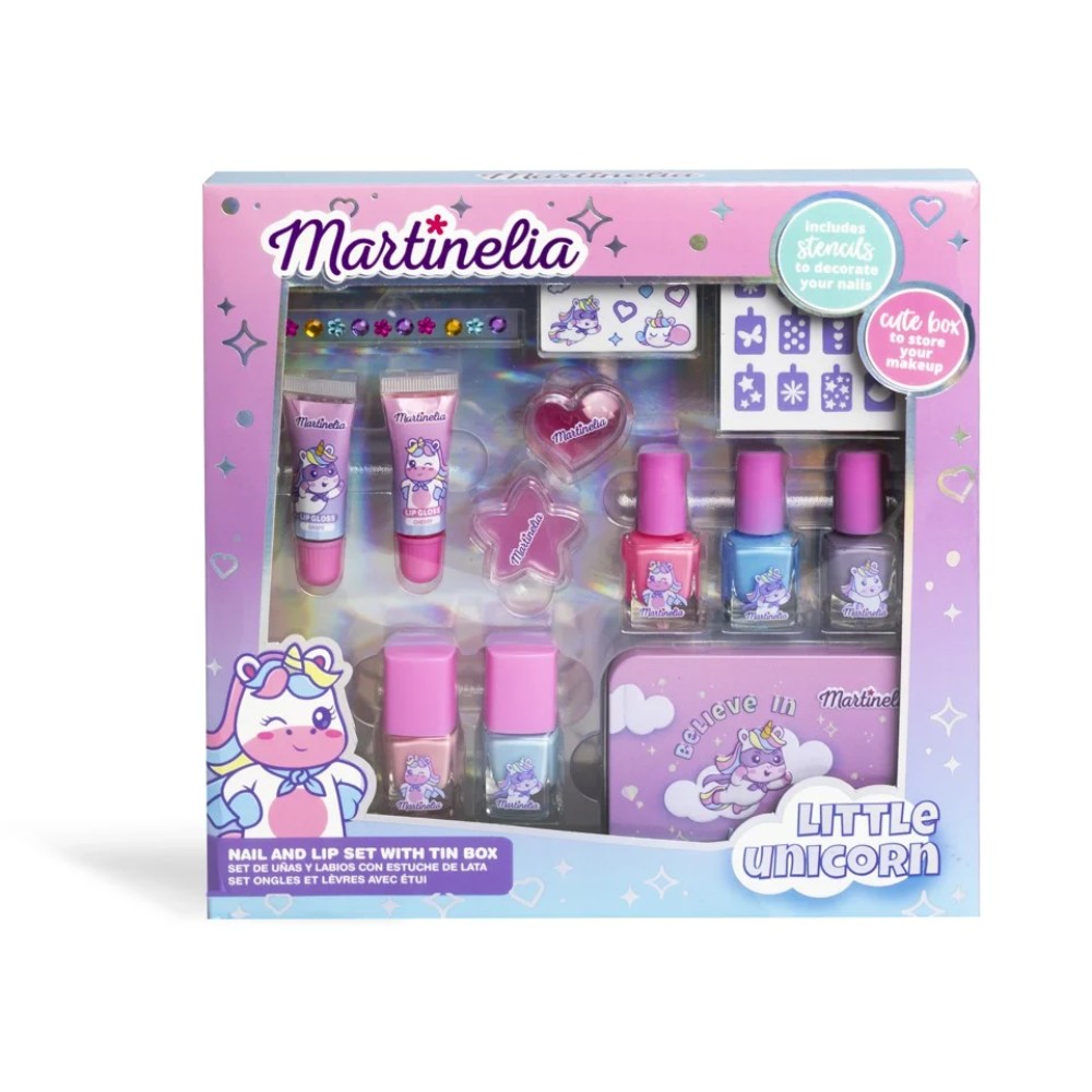 Martinelia - Unicorn Nail And Lip Set With Tinbox