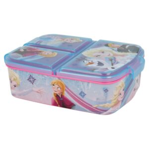 Multi Compartment Sandwich Box Frozen Iredescent Aqua
