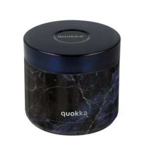 Quokka Whim Black Marble Thermal Container 600ml