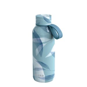 Quokka Solid Blue Wind Thermal Bottle with Hanger 510ml
