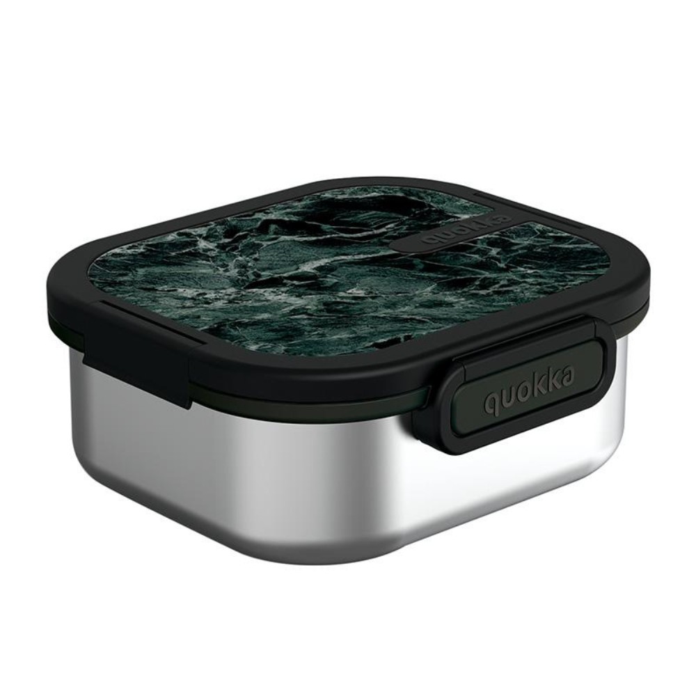 Quokka Kai Black Marble Food Container