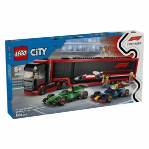 LEGO 60445 CITY F1® Truck with RB20 & AMR24 F1® Cars