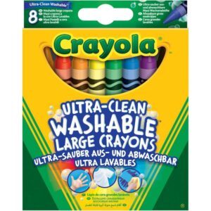 Crayola - Ultra Clean Washable Large Crayons 8pcs