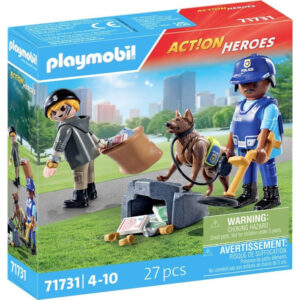 Playmobil 71731 Tracking with a dog