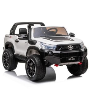 Toyota Hilux - Battery Ride On - White - 24V