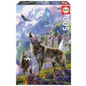 500 Wolves In The Rocks