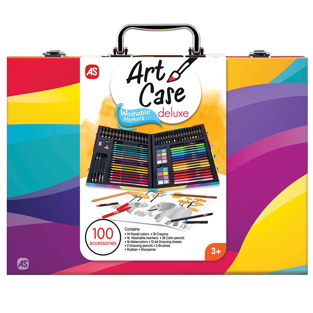 Rainbow Wooden Deluxe Art Case