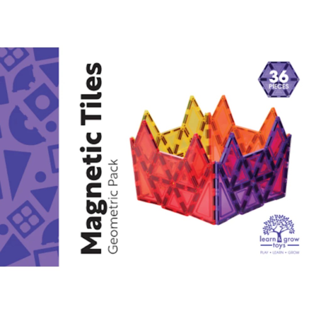Magnetic Tiles - Geometric Pack (36 Piece) - Image 2