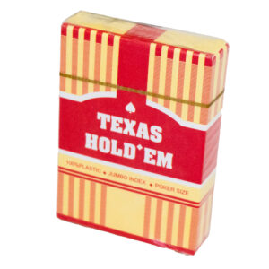 Texas Hold 'Em Red Playing Cards