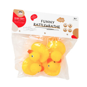 Funny Rattle & Bathe Duck Set