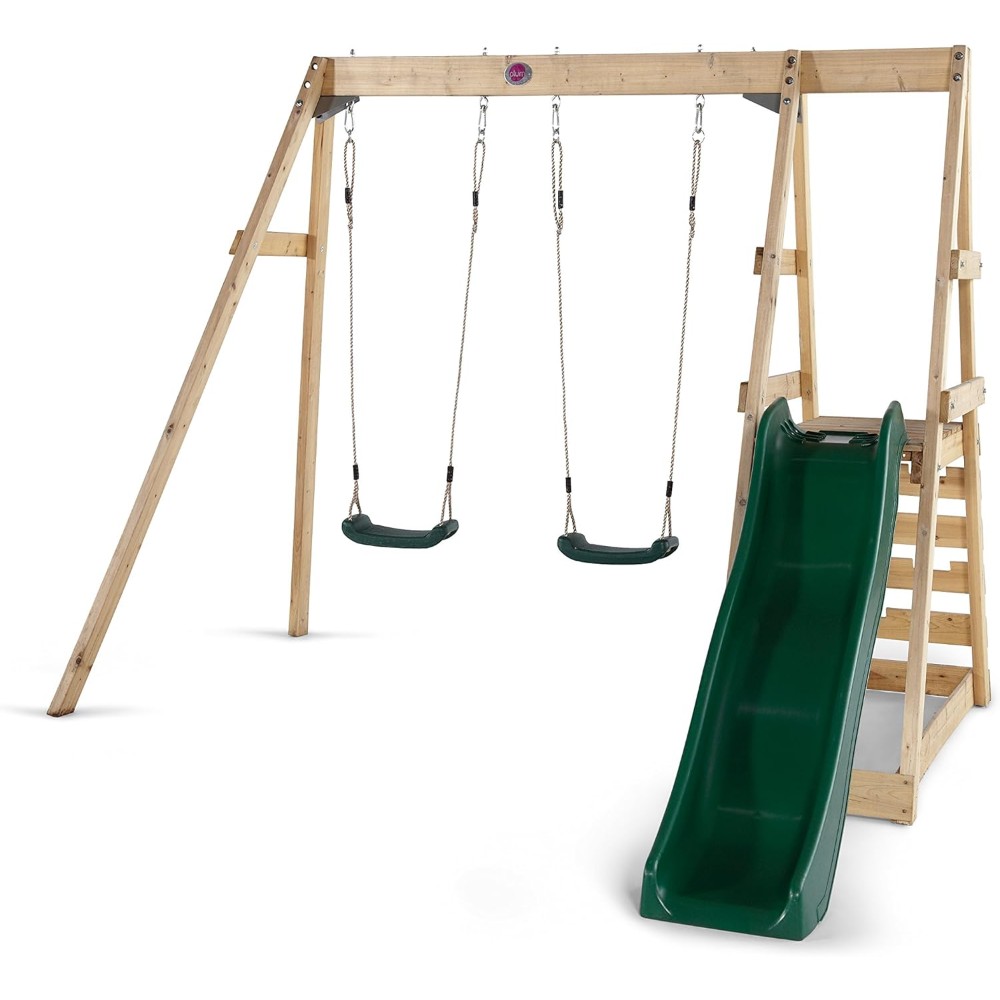 Tamarin Wooden Swing and Slide Playcentre