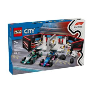 Lego 60444 City F1® Garage & Mercedes-AMG & Alpine Cars