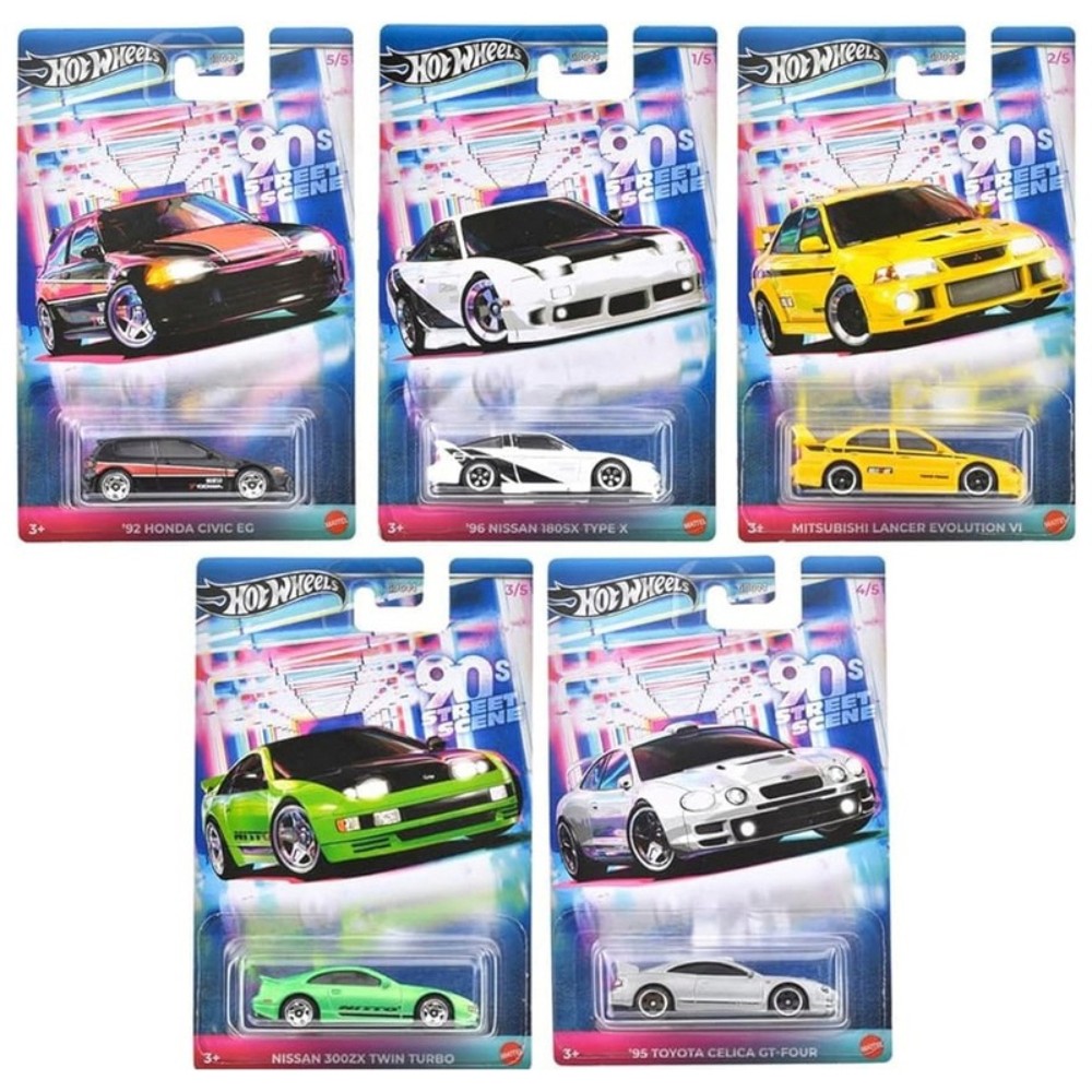Hot Wheels Automotive 90's Street Scene Assortment