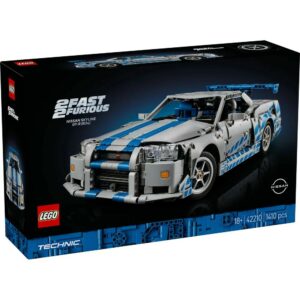 Lego 42210 TECHNIC 2 Fast 2 Furious Nissan Skyline GT-R (R34) Car