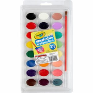 Crayola - Washable Paint Palette - 24 Colours Craft Kit