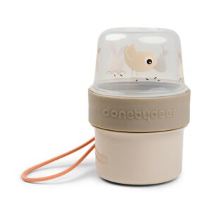 Donebydeer - To Go 2-Way Snack Container S - Birdee - Sand