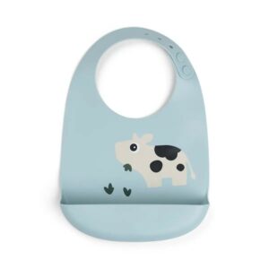 Donebydeer - Silicone Bib - Dotti - Blue