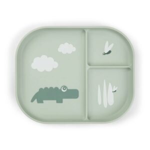 Donebydeer - Foodie Compartment Plate - Croco - Green