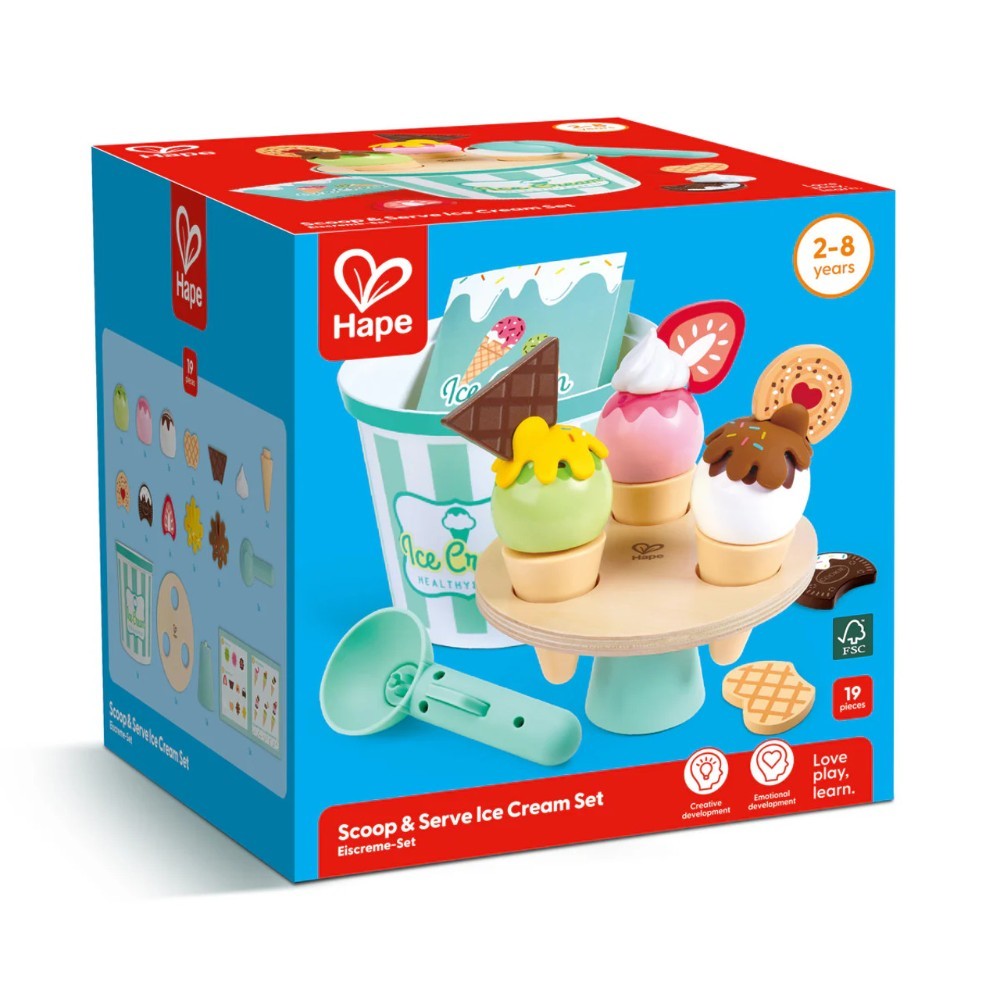 Hape - Scoop And Serve Ice Cream Set - Image 2
