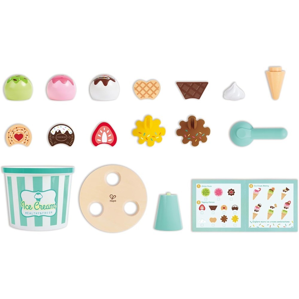 Hape - Scoop And Serve Ice Cream Set - Image 3