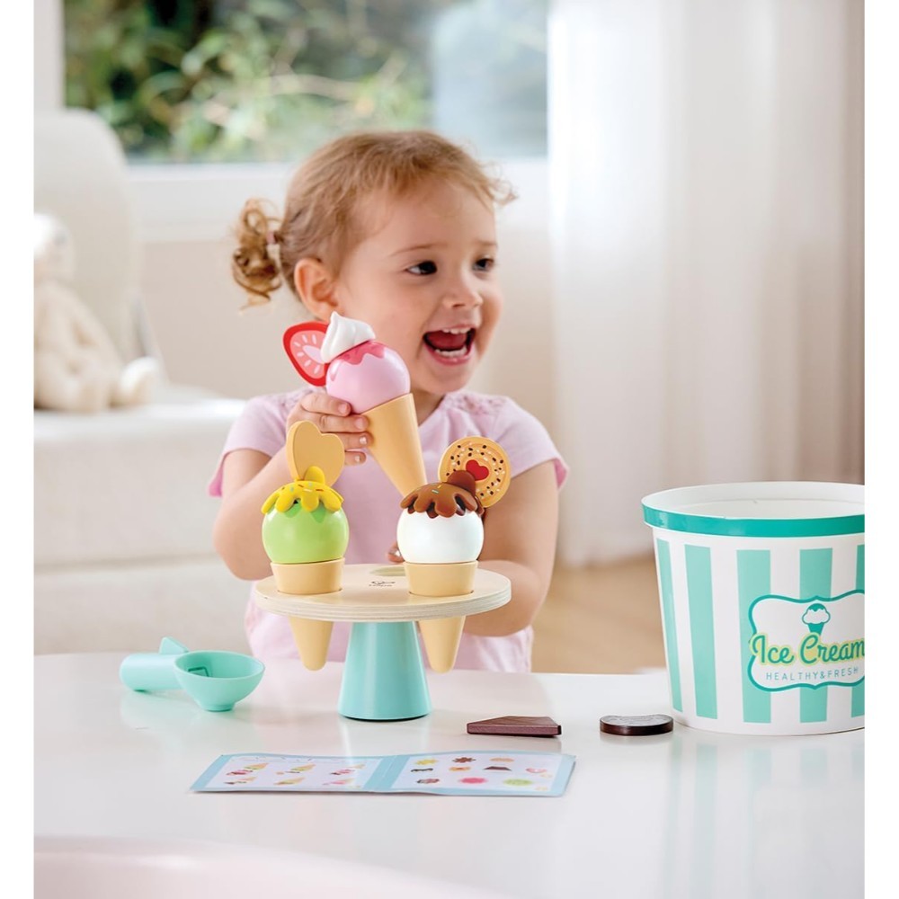 Hape - Scoop And Serve Ice Cream Set - Image 6