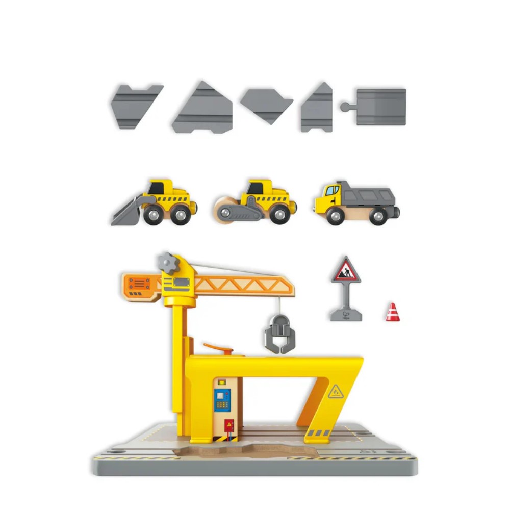 Hape - Railway Crane Construction Set - Image 3