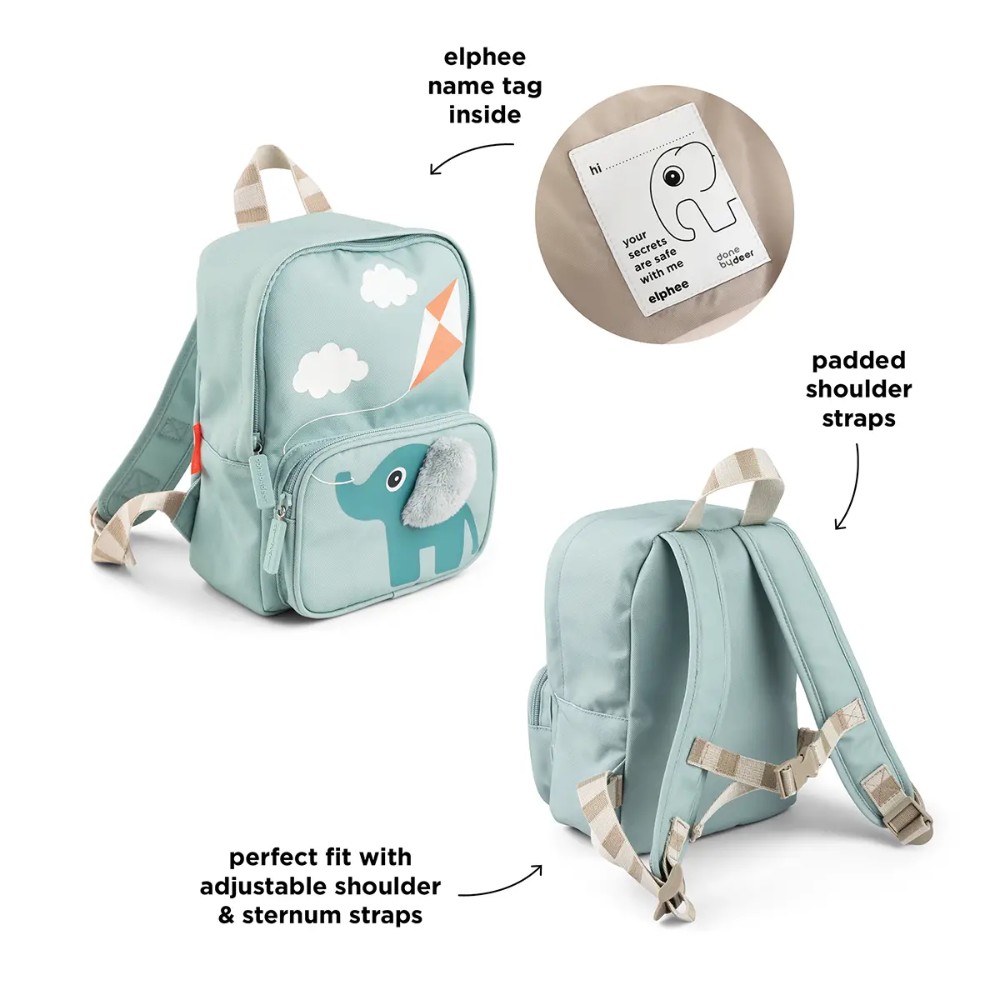 Donebydeer - Kids Backpack - Elphee - Blue - Image 6