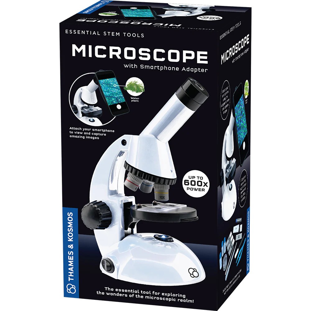 Microscope With Smartphone Adapter