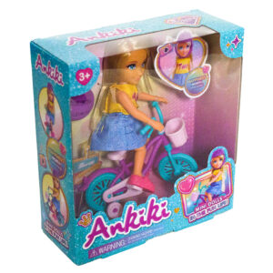 Ankiki Doll With Bike 5"