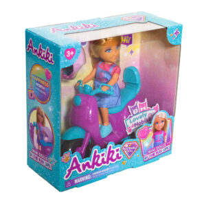 Ankiki Doll With Motorbike 5"
