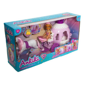 Ankiki Princess Doll With Carriage 5"