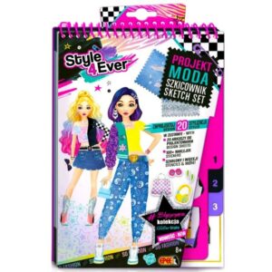 Style4Ever - Fashion Designer Mini Sketch Set Assortment Of 2