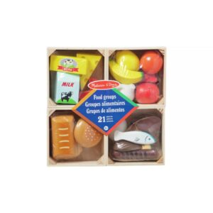 Melissa & Doug Wooden Food Playset