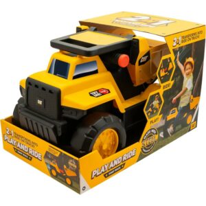 Caterpillar 2 in 1 Play and Ride Steel Dump Truck