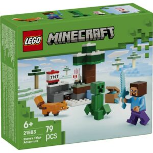 Lego 21583 MINECRAFT Steve's Taiga Adventure