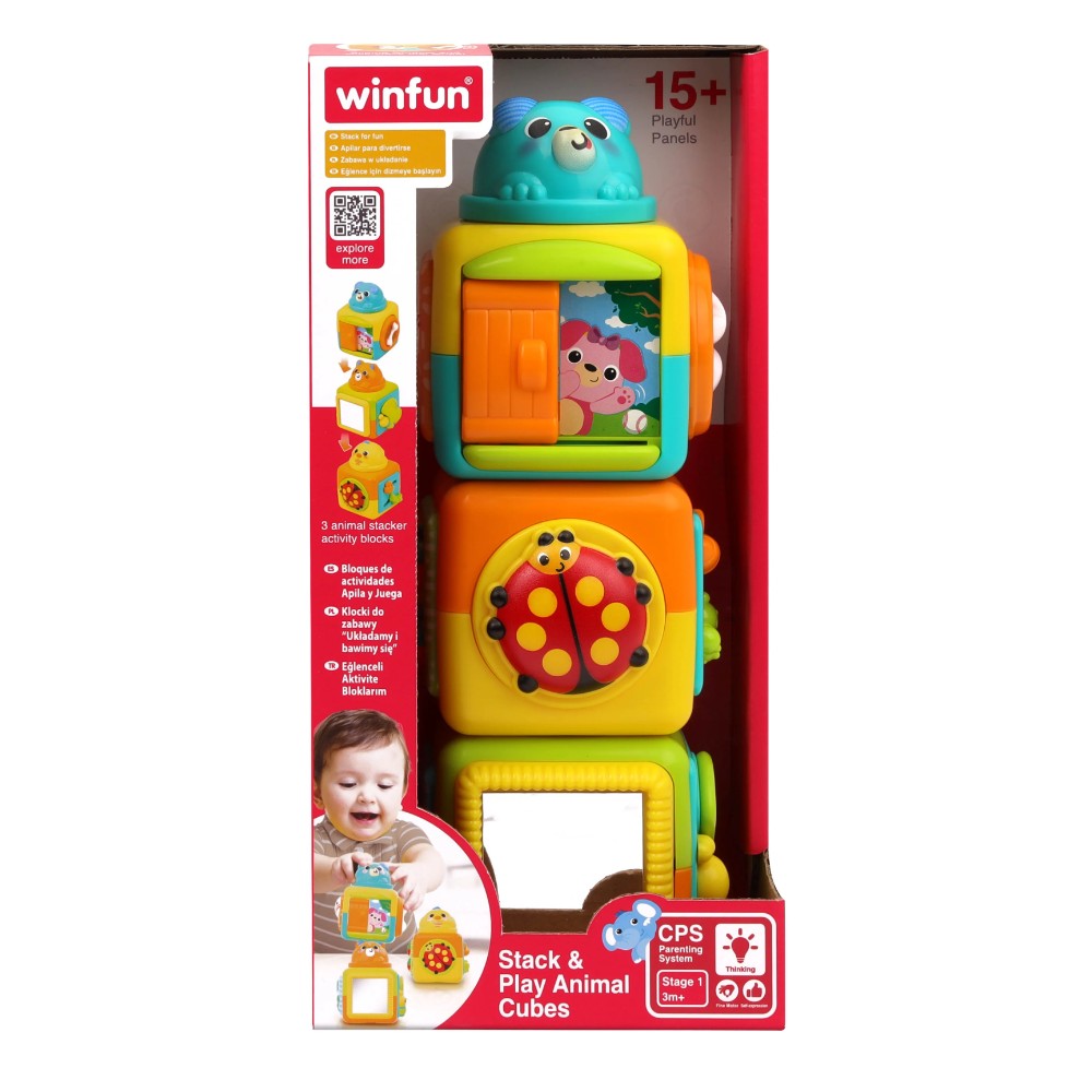 Stack & Play Animal Cubes - winfun ®