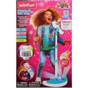 Karaoke Kid Bluetooth Mic with Stand - winfun ®