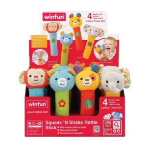 Squeak 'N Shake Rattle Stick - winfun ®