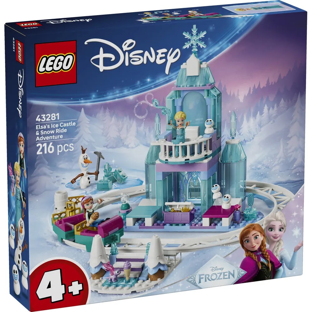 Lego 43281 DISNEY Elsa's Ice Castle & Snow Ride Adventure