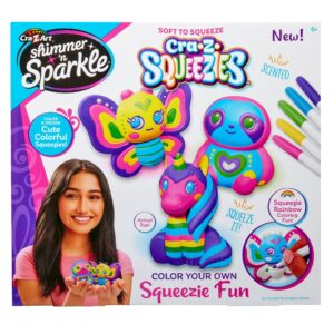 Shimmer ‘n Sparkle Cra-Z-Squeezies Color Your Own Squeezie Fun