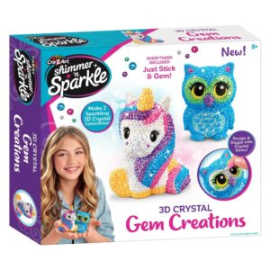 Cra-Z-Art Shimmer 'N Sparkle 3D Crystal Gem Creations