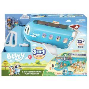 Bluey 3 In 1 Transforming Plane Playset
