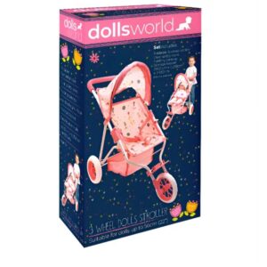 Dolls World 3 Wheel Stroller