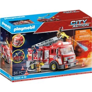 Playmobil 71233 Fire Truck with Flashing Lights