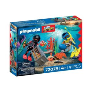 Playmobil 72078 Police Diver with Treasure