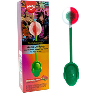 Amos TastySounds Audio Lollipop Watermelon Flavour