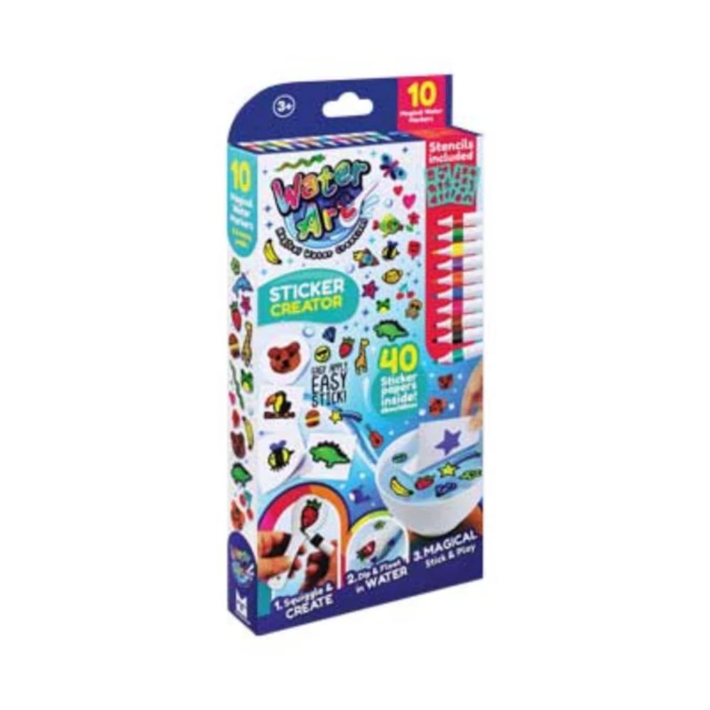 Water Art 10 Pack Sticker Set