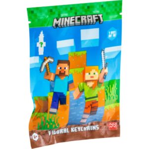 Minecraft Figure Keychain Bag